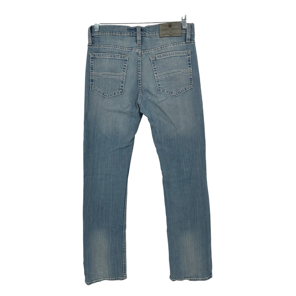 Cody James Mens Medium Wash Straight Leg Stretch Denim Jeans 32x34 RN138823 - Picture 2 of 6